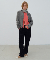 BENSIMON | SEMI-WIDE CORDUROY PANTS - NAVY(その他パンツ)