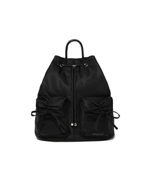 クローバーハート ナイロンリボンバックパック Black