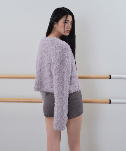 MUSINSA STANDARD WOMAN（ムシンサスタンダードウーマン）の「ウィメンズロンバースファージカーディガン[ライトパープル]（カーディガン/ボレロ・レディース・その他・SMALL/MEDIUM/X-SMALL/LARGE）」の3枚目の写真