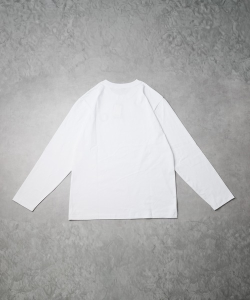 NO WAY(ノーウェイ)の「/刺繍ロングスリーブTシャツ(サークルロゴ)/(Tシャツ/カットソー・メンズ・ライトカーキ/ブラック/ホワイト・LARGE/MEDIUM)」の9枚目の写真