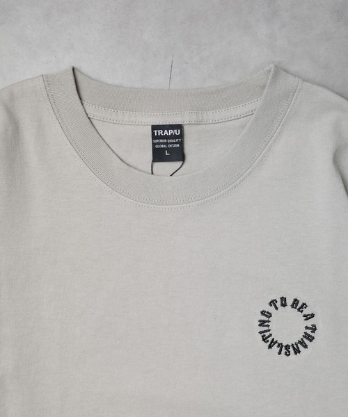 NO WAY(ノーウェイ)の「/刺繍ロングスリーブTシャツ(サークルロゴ)/(Tシャツ/カットソー・メンズ・ライトカーキ/ブラック/ホワイト・LARGE/MEDIUM)」の10枚目の写真