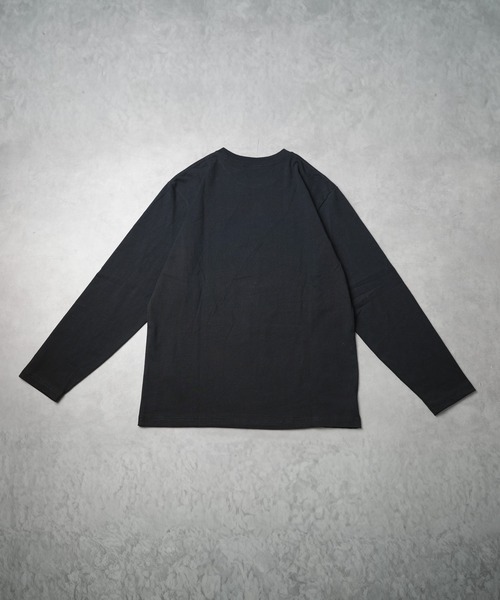 NO WAY(ノーウェイ)の「/刺繍ロングスリーブTシャツ(サークルロゴ)/(Tシャツ/カットソー・メンズ・ライトカーキ/ブラック/ホワイト・LARGE/MEDIUM)」の5枚目の写真