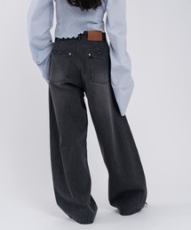 mellowneon（メロウネオン）の「ウェーブラインカーブデニムパンツ（デニムパンツ）」