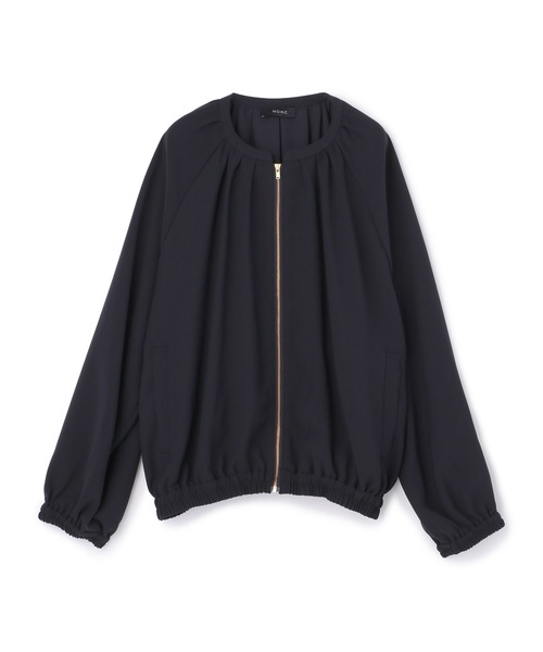 N.O.R.C(ノーク)の「バックサテンストレッチブルゾン(その他アウター・レディース・ネイビー/ホワイト・フリー)」の19枚目の写真