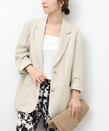 JOURNAL STANDARD relume | ［26SS新作 / 手洗い可］リネンフィールシングルジャケット(テーラードジャケット)