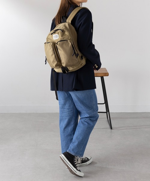 FREDRIK PACKERS(フレドリックパッカーズ)の「【FREDRIK PACKERS】≪別注≫420D TWINS BACK PACK A4サイズ収納可能 マザーズバッグ リュック(バックパック/リュック・メンズ・カーキ・FREE)」の4枚目の写真