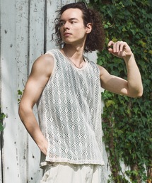 CASPER JOHN | Lace tank top/レースタンクトップ(タンクトップ)