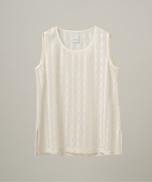 CASPER JOHN(キャスパージョン)の「Lace tank top/レースタンクトップ(タンクトップ・メンズ・ホワイト/ブラック・MEDIUM/X-SMALL/SMALL/LARGE)」の19枚目の写真