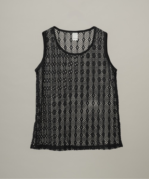 CASPER JOHN(キャスパージョン)の「Lace tank top/レースタンクトップ(タンクトップ・メンズ・ホワイト/ブラック・MEDIUM/X-SMALL/SMALL/LARGE)」の21枚目の写真