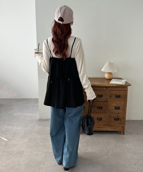 DISCOAT（ディスコート）の「beautemps刺繍キャップ（キャップ・レディース・アイボリー/チャコールグレー/ベージュ/ピンク・FREE）」の21枚目の写真