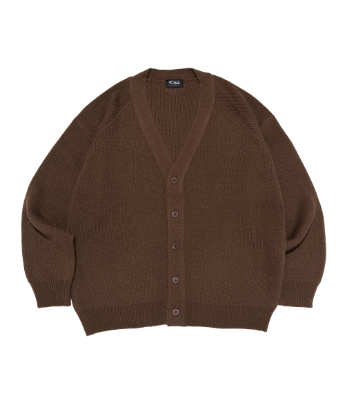 Heritage Knit V‑neck Cardigan (черный) — вязаный кардиган с V‑образным вырезом