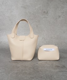 SHE HER HER HERS（シーハーハーハーズ）の「ポーチ付きミニトート（ショルダーバッグ）」