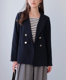 Jines（ジネス）の「メランジ2WAYカルゼジャケット（テーラードジャケット）」