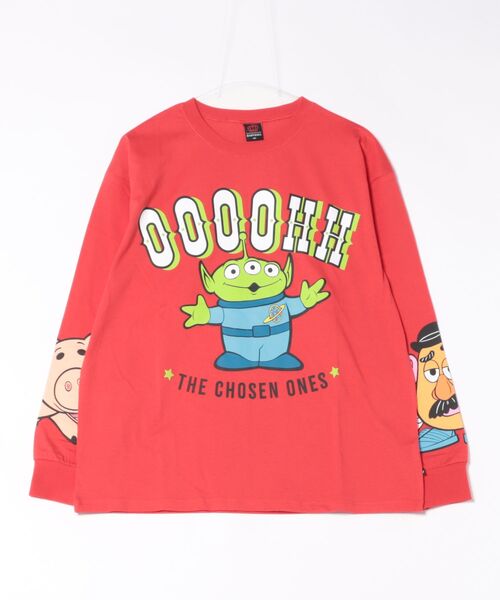 Disney(ディズニー)の「親子お揃い ディズニー トイ・ストーリー キャラクターロンT 1271A(Tシャツ/カットソー・レディース・レッド/ブラック・ユニセックスM/ユニセックスL/ユニセックスXL)」の6枚目の写真