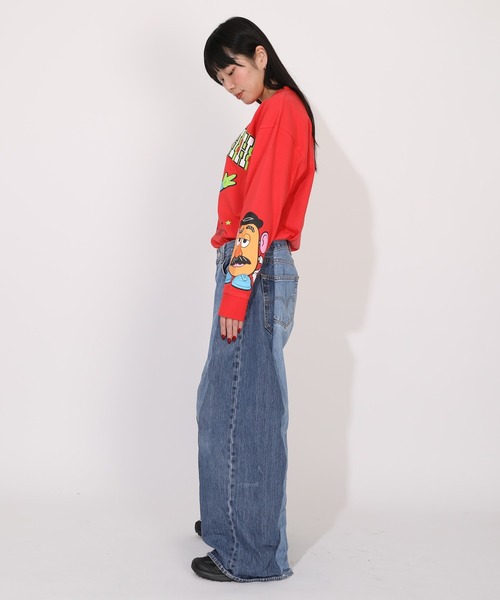 Disney(ディズニー)の「親子お揃い ディズニー トイ・ストーリー キャラクターロンT 1271A(Tシャツ/カットソー・レディース・レッド/ブラック・ユニセックスM/ユニセックスL/ユニセックスXL)」の10枚目の写真