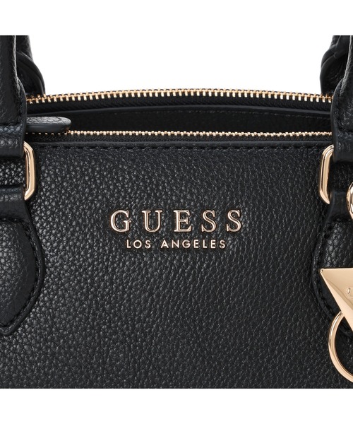 Guess（ゲス）の「CLAUDIA Satchel ハンドバッグ  （ショルダーバッグ・レディース・キャメル/ブラック/ストーン・ONE SIZE）」の8枚目の写真