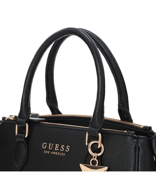 Guess（ゲス）の「CLAUDIA Satchel ハンドバッグ  （ショルダーバッグ・レディース・キャメル/ブラック/ストーン・ONE SIZE）」の9枚目の写真