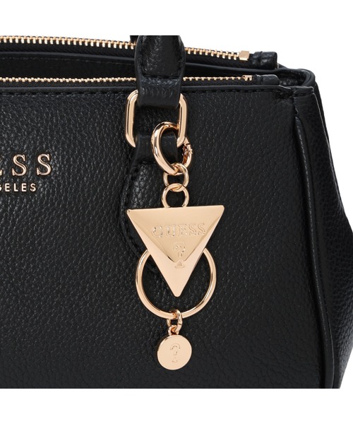 Guess（ゲス）の「CLAUDIA Satchel ハンドバッグ  （ショルダーバッグ・レディース・キャメル/ブラック/ストーン・ONE SIZE）」の10枚目の写真