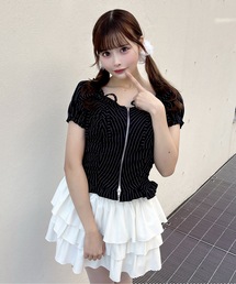 one way | ジップギャザーブラウス(シャツ/ブラウス)