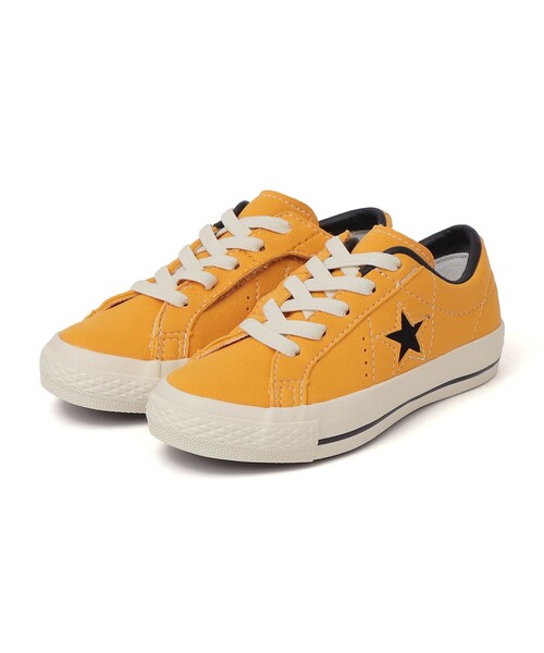 CONVERSE（コンバース）の「CONVERSE:17～22cm /KIDS ONE STAR EASYON スニーカー（スニーカー・キッズ・ブラック/ゴールド系その他・17/18/19/20/21/22）」の3枚目の写真