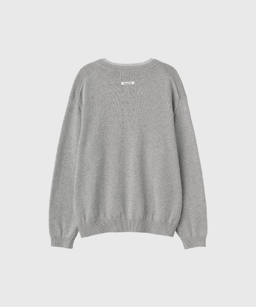 GENERAL IDEA（ジェネラルアイデア）の「【GENERAL IDEA】コットンレイヤードVネックニットプルオーバー / Cotton Layered V-Neck Knit Pullover（ニット/セーター・レディース・ホワイト/ピンク/ライトグレー・S/L/M）」の16枚目の写真