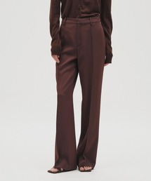 Pintuck Straight Trousers