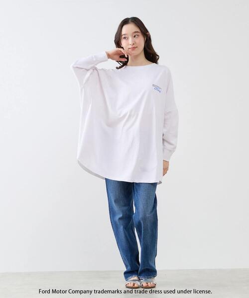 LOGEMENT DE CLAIRE(ロジュモンドクレール)の「【GOOD ROCK SPEED/グッドロックスピード】FORD ロングスリーブTシャツ(Tシャツ/カットソー・レディース・ホワイト・FREE)」の17枚目の写真