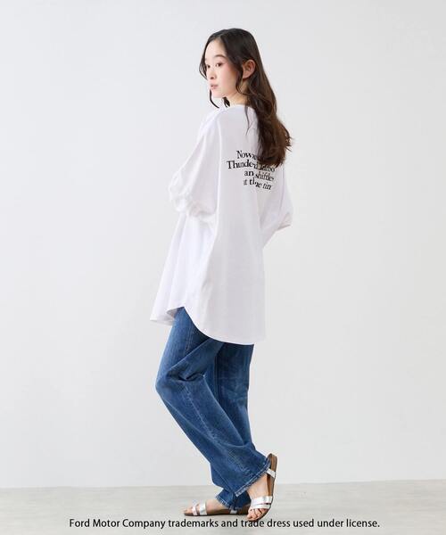 LOGEMENT DE CLAIRE(ロジュモンドクレール)の「【GOOD ROCK SPEED/グッドロックスピード】FORD ロングスリーブTシャツ(Tシャツ/カットソー・レディース・ホワイト・FREE)」の18枚目の写真
