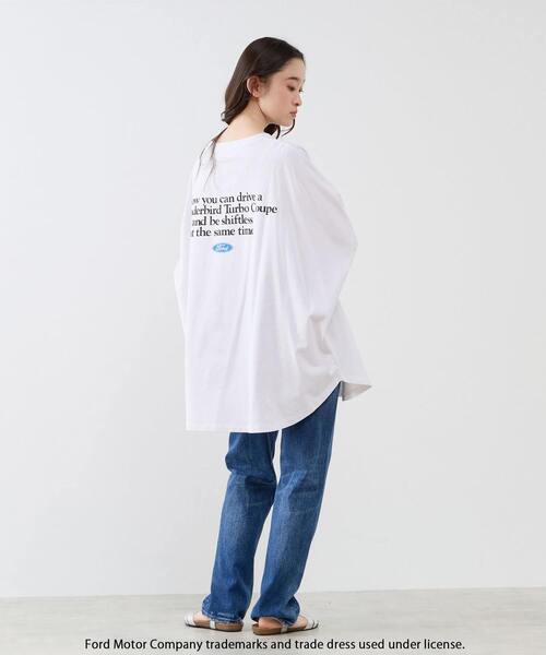 LOGEMENT DE CLAIRE(ロジュモンドクレール)の「【GOOD ROCK SPEED/グッドロックスピード】FORD ロングスリーブTシャツ(Tシャツ/カットソー・レディース・ホワイト・FREE)」の9枚目の写真