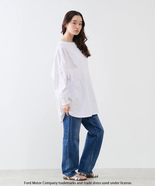 LOGEMENT DE CLAIRE(ロジュモンドクレール)の「【GOOD ROCK SPEED/グッドロックスピード】FORD ロングスリーブTシャツ(Tシャツ/カットソー・レディース・ホワイト・FREE)」の11枚目の写真
