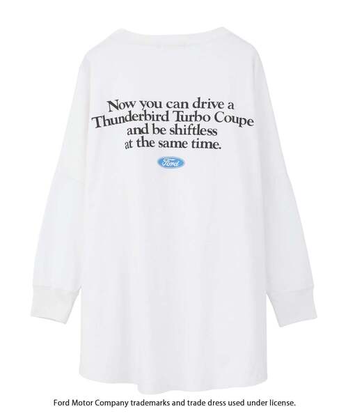 LOGEMENT DE CLAIRE(ロジュモンドクレール)の「【GOOD ROCK SPEED/グッドロックスピード】FORD ロングスリーブTシャツ(Tシャツ/カットソー・レディース・ホワイト・FREE)」の13枚目の写真