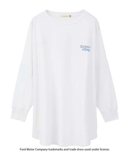 LOGEMENT DE CLAIRE(ロジュモンドクレール)の「【GOOD ROCK SPEED/グッドロックスピード】FORD ロングスリーブTシャツ(Tシャツ/カットソー・レディース・ホワイト・FREE)」の14枚目の写真