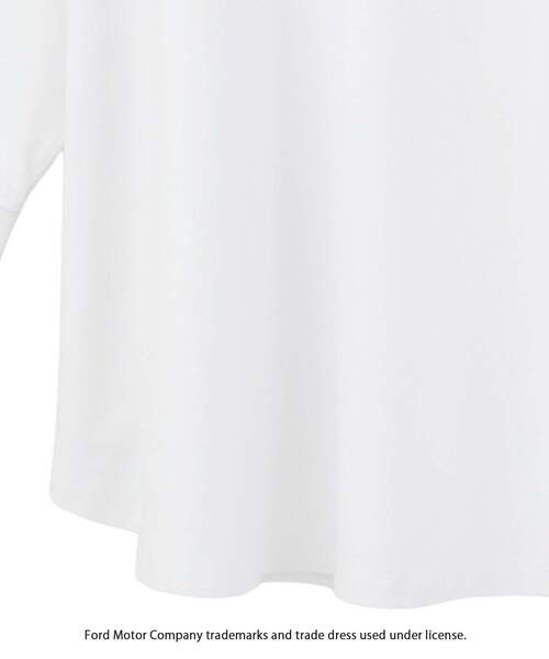 LOGEMENT DE CLAIRE(ロジュモンドクレール)の「【GOOD ROCK SPEED/グッドロックスピード】FORD ロングスリーブTシャツ(Tシャツ/カットソー・レディース・ホワイト・FREE)」の3枚目の写真