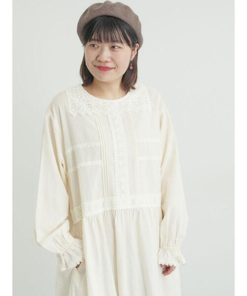 レースピンタックワンピース（ワンピース）｜Samansa Mos2（サマンサ