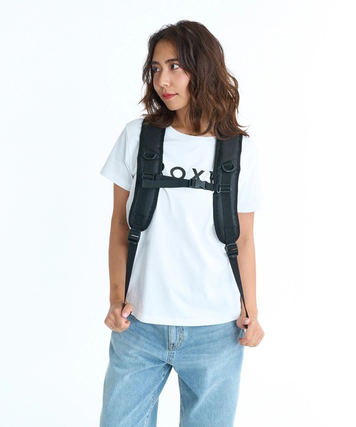 ROXY(ロキシー)の「ROXY ウィメンズ GO OUT PLUS Ⅱ バックパック/リュック 【2026年春夏モデル】/ロキシー撥水素材リュックサック(バックパック/リュック・レディース・グレー/レッド・FREE)」の16枚目の写真