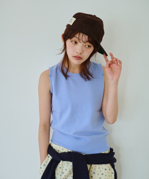 common gull products.（コモンガルプロダクツ）の「脱ぎかけのニット（ニット/セーター・レディース・ネイビー/ブルー系/ピンク系・SMALL/MEDIUM/LARGE）」の7枚目の写真