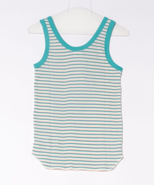 Healthknit(ヘルスニット)の「【Healthknit】26SS Multi Border Waffle Henley Tanktop 681(タンクトップ・レディース・アイボリー系1/ライム/ブラウン系1・FREE)」の15枚目の写真