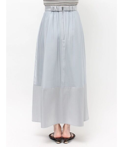 LAGUNAMOON（ラグナムーン）の「コントラストサーキュラースカート 【春服】【セットアップ対応】（スカート・レディース・ライトブルー/ホワイト・MEDIUM/SMALL）」の20枚目の写真
