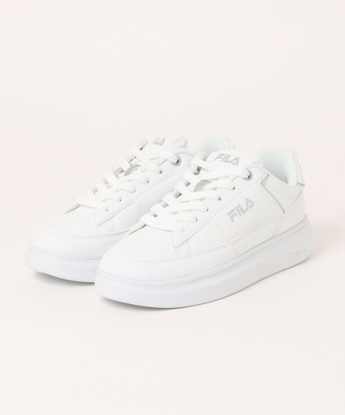 FILA(フィラ)の「【FILA】Angelo2(スニーカー・レディース・ホワイト×シルバー・24.0cm/23.5cm/23.0cm/22.5cm/25.0cm/24.5cm)」の1枚目の写真