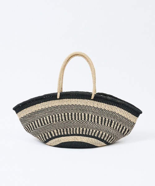 The Bagmati（ザバグマティ）の「【BAGMATI / バグマティ】アバカバスケット L / トートかごバッグ（かごバッグ・レディース・グレー/モカ・フリー）」の11枚目の写真