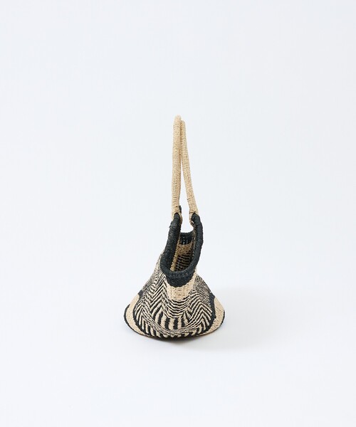 The Bagmati（ザバグマティ）の「【BAGMATI / バグマティ】アバカバスケット L / トートかごバッグ（かごバッグ・レディース・グレー/モカ・フリー）」の12枚目の写真