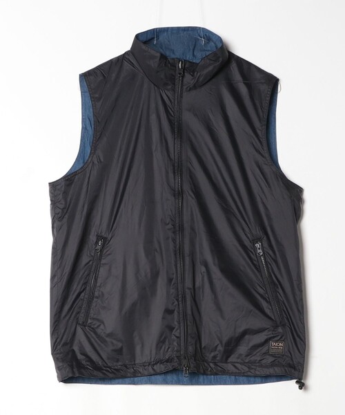 TAION(タイオン)の「【TAION/タイオン】NON DOWN MILITARY R/S HI NECK VEST 26SS(ベスト・メンズ・ブラック・S/M/L)」の1枚目の写真