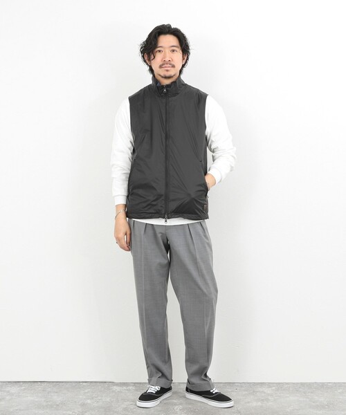 TAION(タイオン)の「【TAION/タイオン】NON DOWN MILITARY R/S HI NECK VEST 26SS(ベスト・メンズ・ブラック・S/M/L)」の10枚目の写真