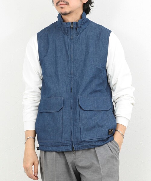 TAION(タイオン)の「【TAION/タイオン】NON DOWN MILITARY R/S HI NECK VEST 26SS(ベスト・メンズ・ブラック・S/M/L)」の13枚目の写真