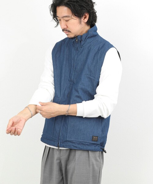 TAION(タイオン)の「【TAION/タイオン】NON DOWN MILITARY R/S HI NECK VEST 26SS(ベスト・メンズ・ブラック・S/M/L)」の14枚目の写真