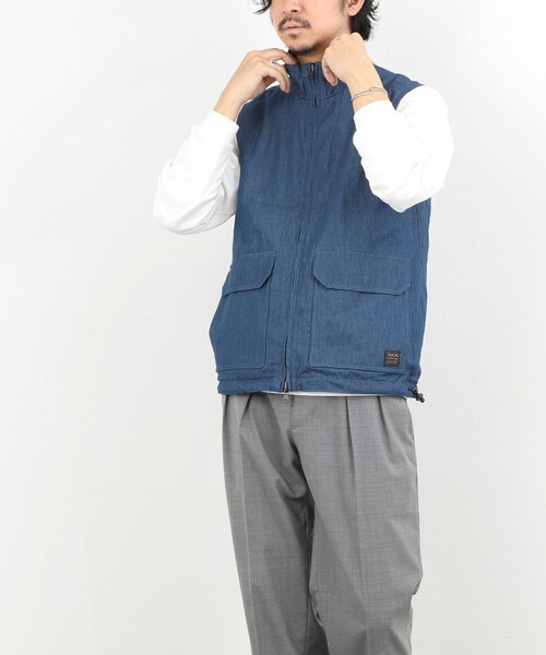 TAION(タイオン)の「【TAION/タイオン】NON DOWN MILITARY R/S HI NECK VEST 26SS(ベスト・メンズ・ブラック・S/M/L)」の15枚目の写真