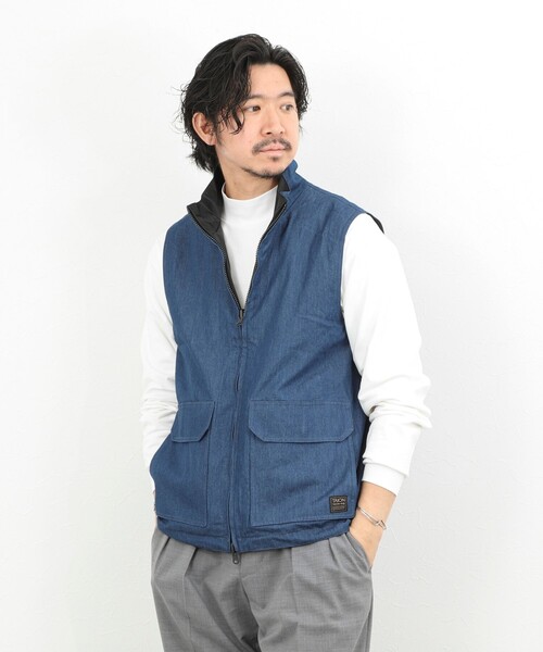TAION(タイオン)の「【TAION/タイオン】NON DOWN MILITARY R/S HI NECK VEST 26SS(ベスト・メンズ・ブラック・S/M/L)」の17枚目の写真
