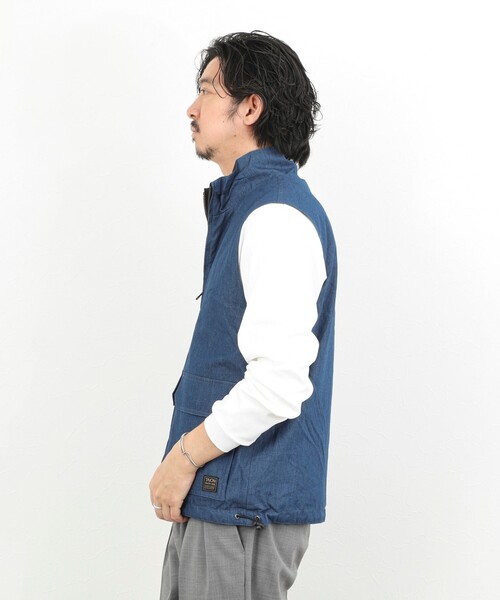 TAION(タイオン)の「【TAION/タイオン】NON DOWN MILITARY R/S HI NECK VEST 26SS(ベスト・メンズ・ブラック・S/M/L)」の18枚目の写真