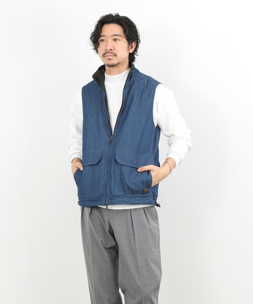 TAION(タイオン)の「【TAION/タイオン】NON DOWN MILITARY R/S HI NECK VEST 26SS(ベスト・メンズ・ブラック・S/M/L)」の20枚目の写真