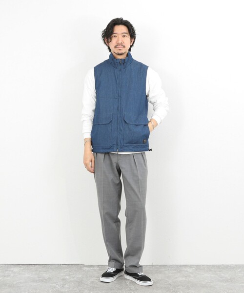 TAION(タイオン)の「【TAION/タイオン】NON DOWN MILITARY R/S HI NECK VEST 26SS(ベスト・メンズ・ブラック・S/M/L)」の22枚目の写真